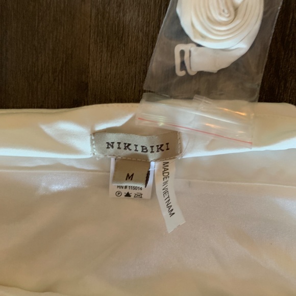 NIKIBIKI weaved fully lined strapless‎ or strappy dress. NWT - Picture 5 of 6